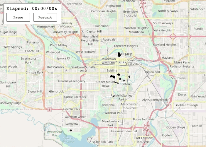 Map tiles copyright OpenStreetMap contributors Running Map